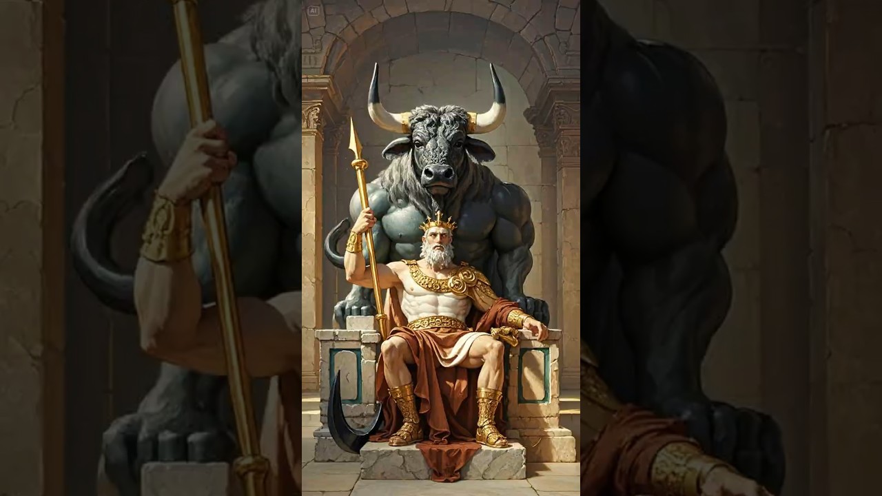 What is the legend and dark tale of Minotaur and King Minos?