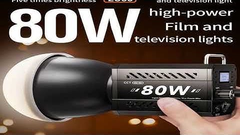 A must-have product! ZU80/ZU60 Photo Studio Light COB Bi-Color 2500-8500K CRIâ‰¥95 TLCIâ‰¥97 With