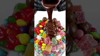🌋🍬 Candy Volcano ASMR 🤤 | Satisfying Chocolate Pour & Crunch Sounds