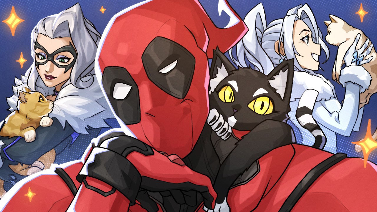 Deadpool and Black Cat VA's Raise Money For Cats In Marvel Rivals - YouTube