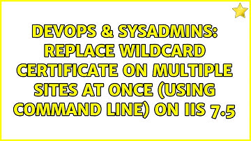 Replace wildcard certificate on multiple sites at once (using command line) on IIS 7.5