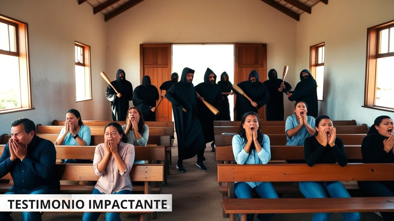 Un grupo satánico irrumpió en una iglesia… pero una voz del cielo los derribó frente a todos.