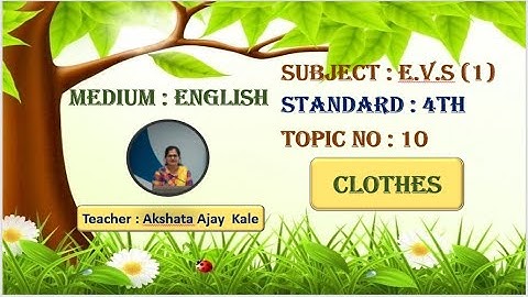 Clothes  | Std : 4th EVS (1).