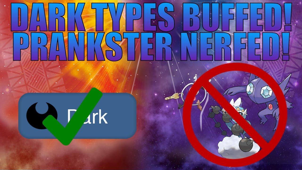 DARK TYPES BUFFED & PRANKSTER NERFED IN POKEMON SUN & MOON! SHIRTLESS MANIAC GETS OVERWHELMED!