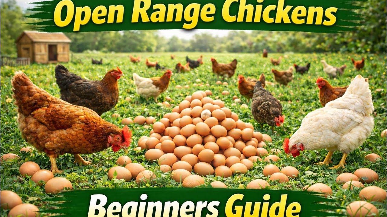 Open Range Chicken Farming For Beginners