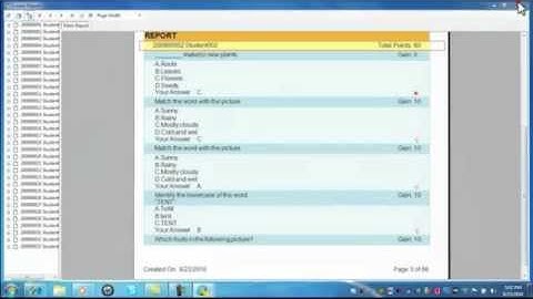 QRF300: Generating reports