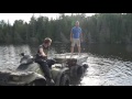 ATV/UTV 4 wheeled Marlon Tub Trailer in action and review!  PowerModz!