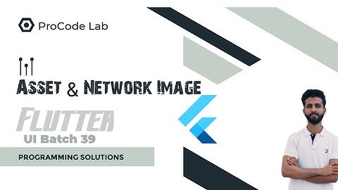 How to Use Asset Images, Network Images & CircleAvatar in Flutter