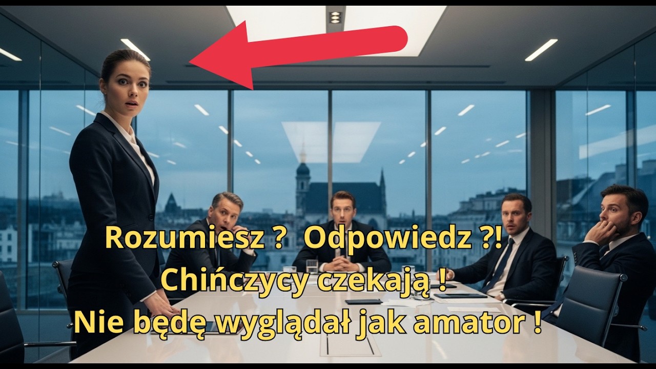 Rozumiesz ten kontrakt ? — Gdy odpowiedziała po mandaryńsku, wszystko się zmieniło !