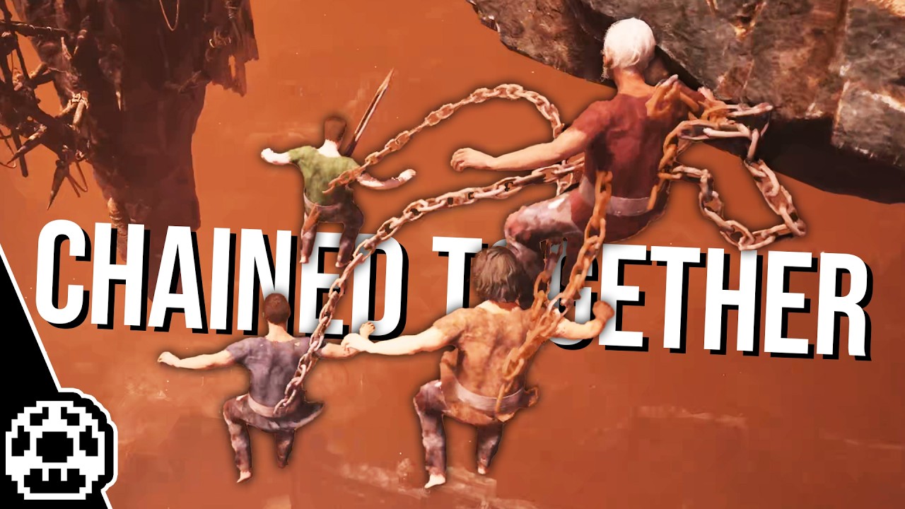 Buben wurden zusammengekettet.