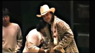 Stevie Ray Vaughan & Double Trouble doing a Sound Check.
