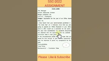 SSC 2022 Class 10 English Assignment 10th Week ।। English Answer ।#shorts  #youtube_shorts #ssc_2022