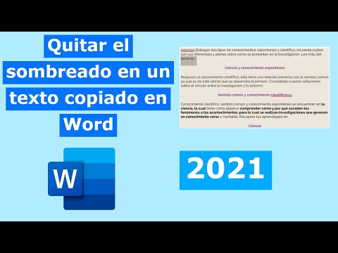 Video: ¿Cómo se quita el resaltado de las páginas?