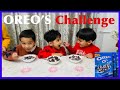 Nabil play oreos challenge game with sharya  arfan nabils world