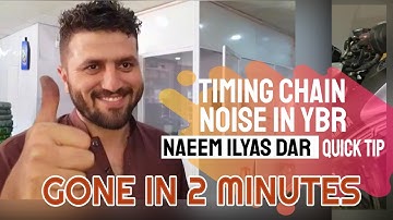 Quick Tip - Reduce Timing Chain Noise in Yamaha YBR YBRG YB125Z