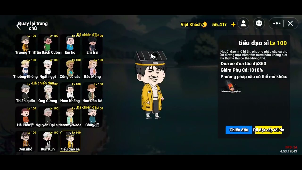 Cách nhanh nhất để kiếm 50t trong câu cá vạn cân