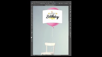 How To Decorate Birthday Balloon in Photoshop