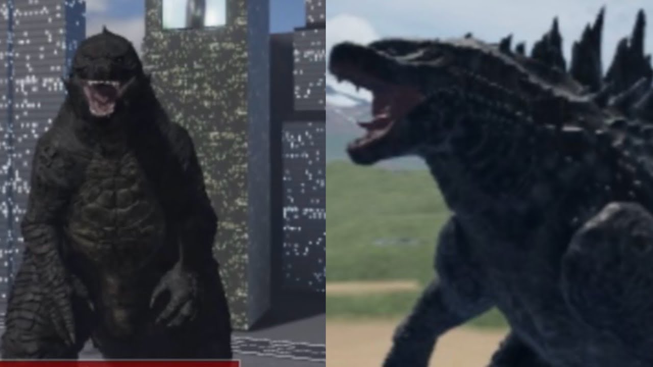Godzilla 2014 Age of titans Vs Godzilla 2014 Kaiju Multiverse 2.0 Comparison 