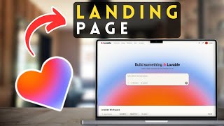 How to Create a Landing Page in Lovable | Lovable Tutorial (2025)