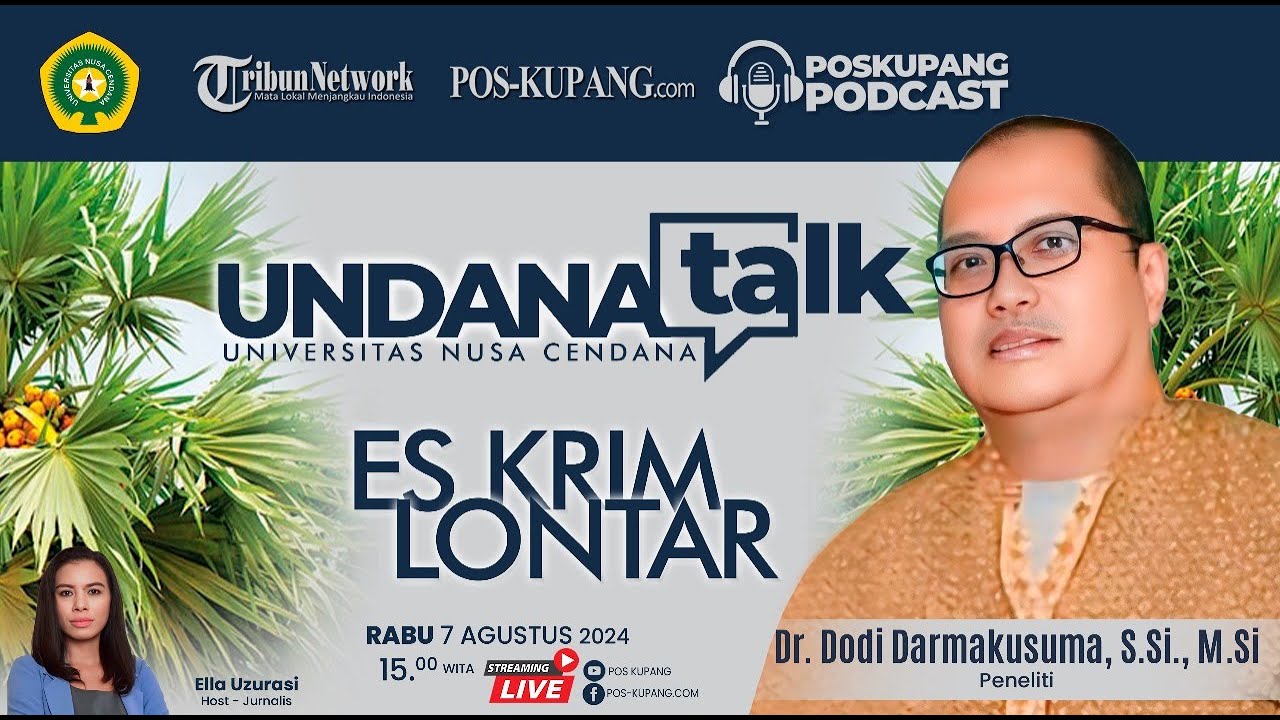 UNDANA TALK | Mengenal Pembuatan dan Manfaat Es Krim Lontar ala UNDANA Kupang