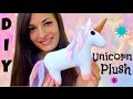 DIY Unicorn Plush - How To Make Stuffed Animal Tutorial - Comment faire un peluche de licorne