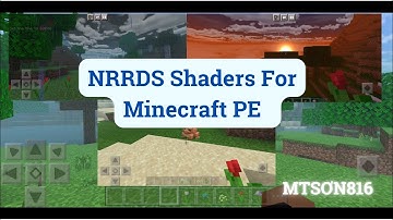 NRRDS Shaders For Minecraft PE 1.19 1.20+ (render dragon) #shaders #minecraftpe