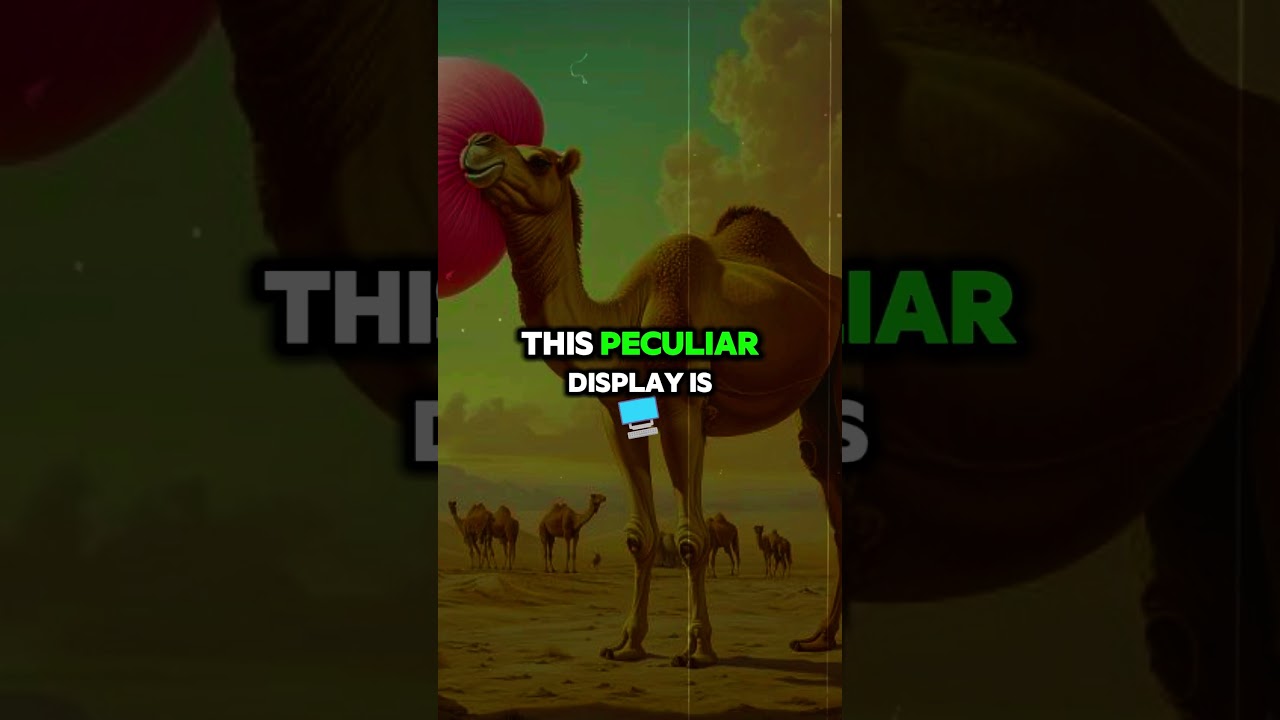Why Do Camels Spit Out Giant Pink Blobs? 