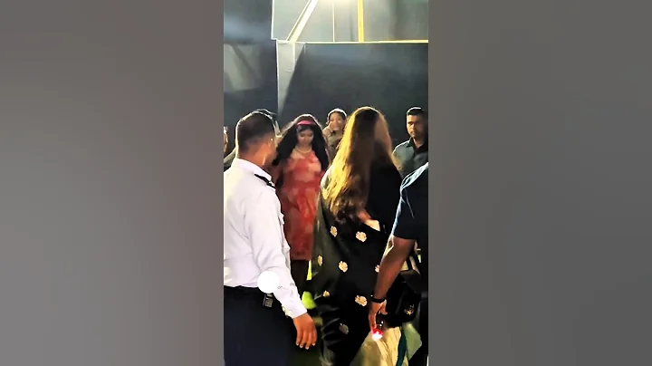 Aradhya bachchan and Aishwarya Rai at Dhirubhai Ambani International School annual day