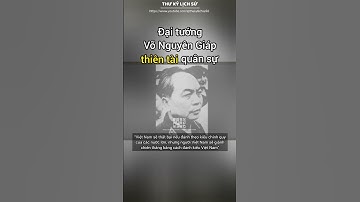 ▶Đại tướng Võ Nguyên Giáp - thiên tài quân sự || #thukylichsu