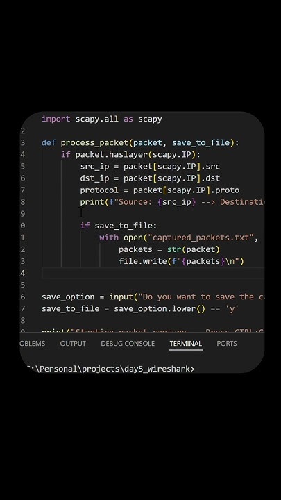 Day 5 of 100 | 100 Cyber Security Projects | #cybersecurity #coding # ...