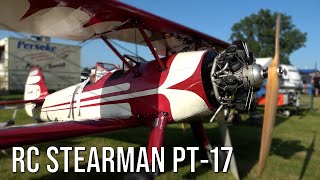 : Gigantic! RC Stearman PT-17 85kg Giant Scale RC Plane,Scale More Than Half, Extremely Detailed Model