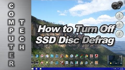 How to Turn Off Disk Defragmentation for an SSD (Solid State Drive)