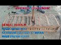 TUTORIAL BANGUNAN//CARA MEMBUAT CETAKAN BATAKO 12 MATA DARI PAPAN KAYU