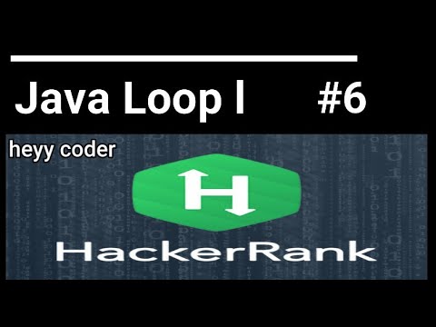 Java Loop l || Java || HackerRank - YouTube