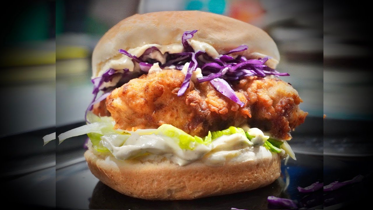 Crispy Chicken Burger Recipes Are Simple Youtube