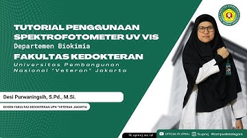 TUTORIAL PENGGUNAAN SPEKTROFOTOMETER UV  VIS