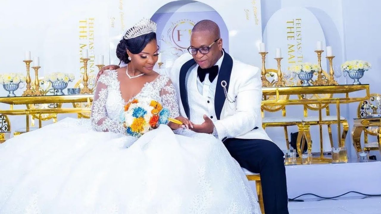 Mai TT  and Tinashe Maphosa white wedding , the best wedding so far