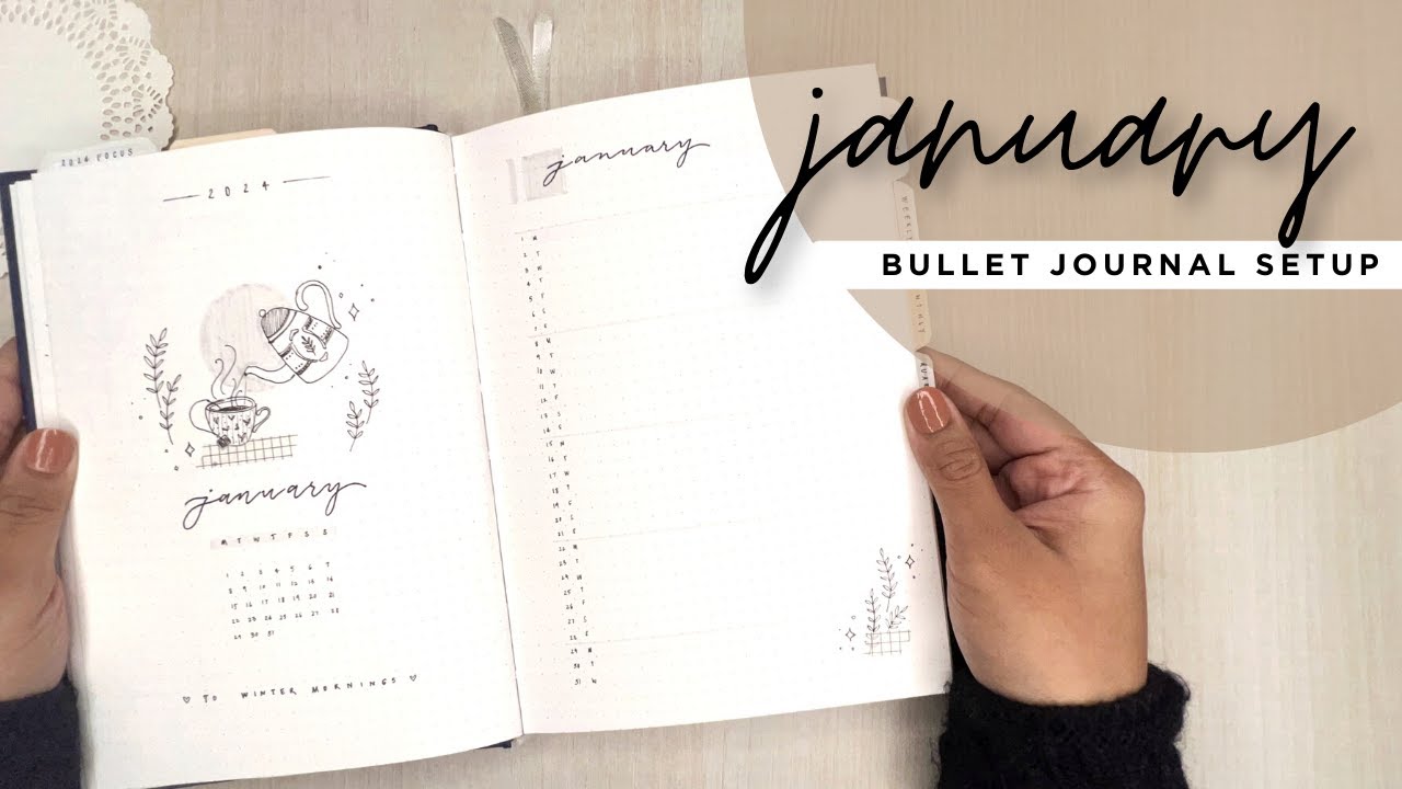 January bullet journal set up 6 fitness classes – Pretty Prints & Paper