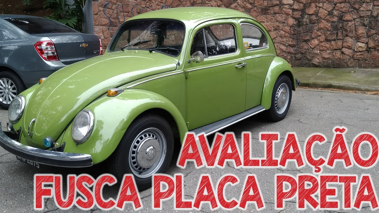 Avaliação Fusca 1972 PLACA PRETA o Clássico da Volkswagen VW - YouTube