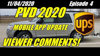 MOBILE APP VIEWER COMMENTS UPS PVD Personal Vehicle Driver 2020 Episode 4 screenshot 3