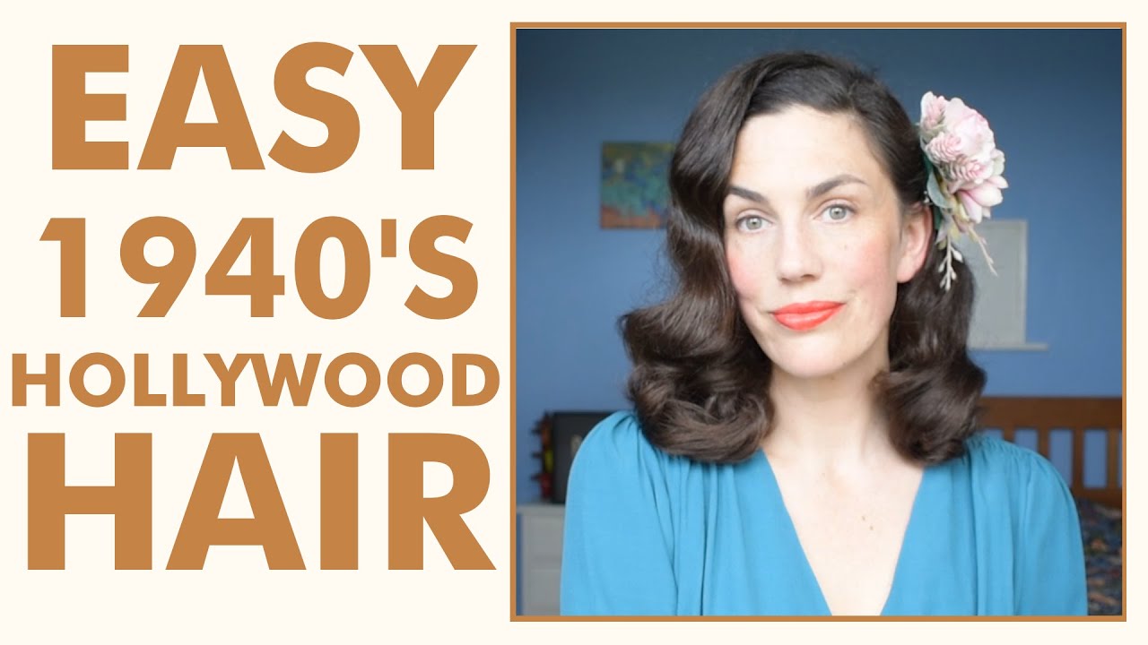 1940s Hairstyle Tutorial AUTHENTIC And EASY For BEGINNERS NY Beauty  1940s Hairstyle Tutorial AUTHENTIC And EASY For BEGINNERS NY Beauty