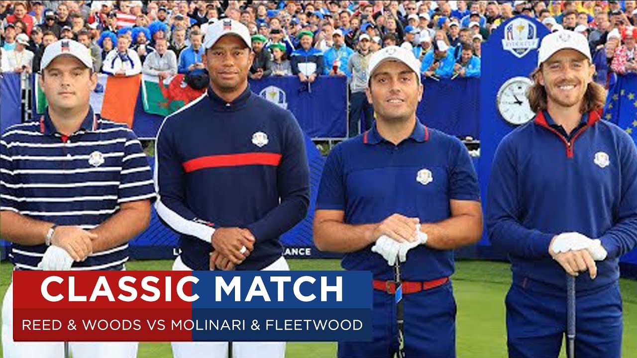 Woods & Reed vs Molinari & Fleetwood | Extended Highlights | 2018 Ryder Cup