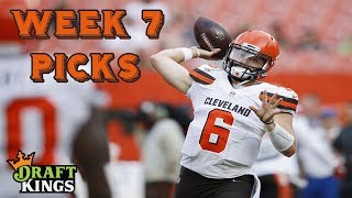 Week 7 NFL DraftKings Picks