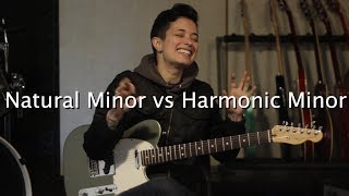 Guitar Tips & Tricks #52: Natural Minor vs Harmonic Minor - Jen Trani