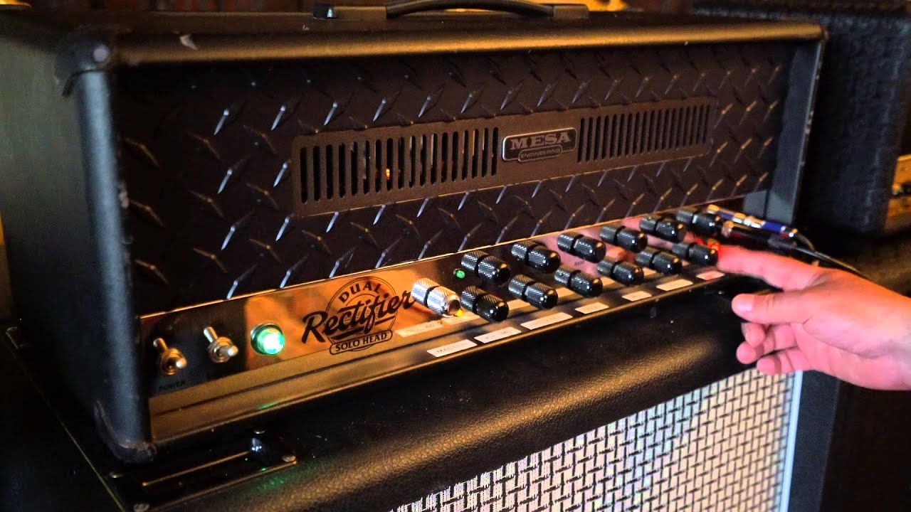 Mesa Boogie Dual Rectifier Revision F Chrome - YouTube