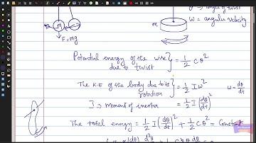 Properties of Matter -- Elasticity: Torsion Pendulum B.Sc., -- SASTRA -- |Lecture-9|