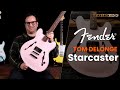 The fender tom delonge starcaster demo  review at the music zoo