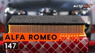 Como Subsuir A Filtro De Ar Do Motor No Alfa Romeo 147 Tutorial