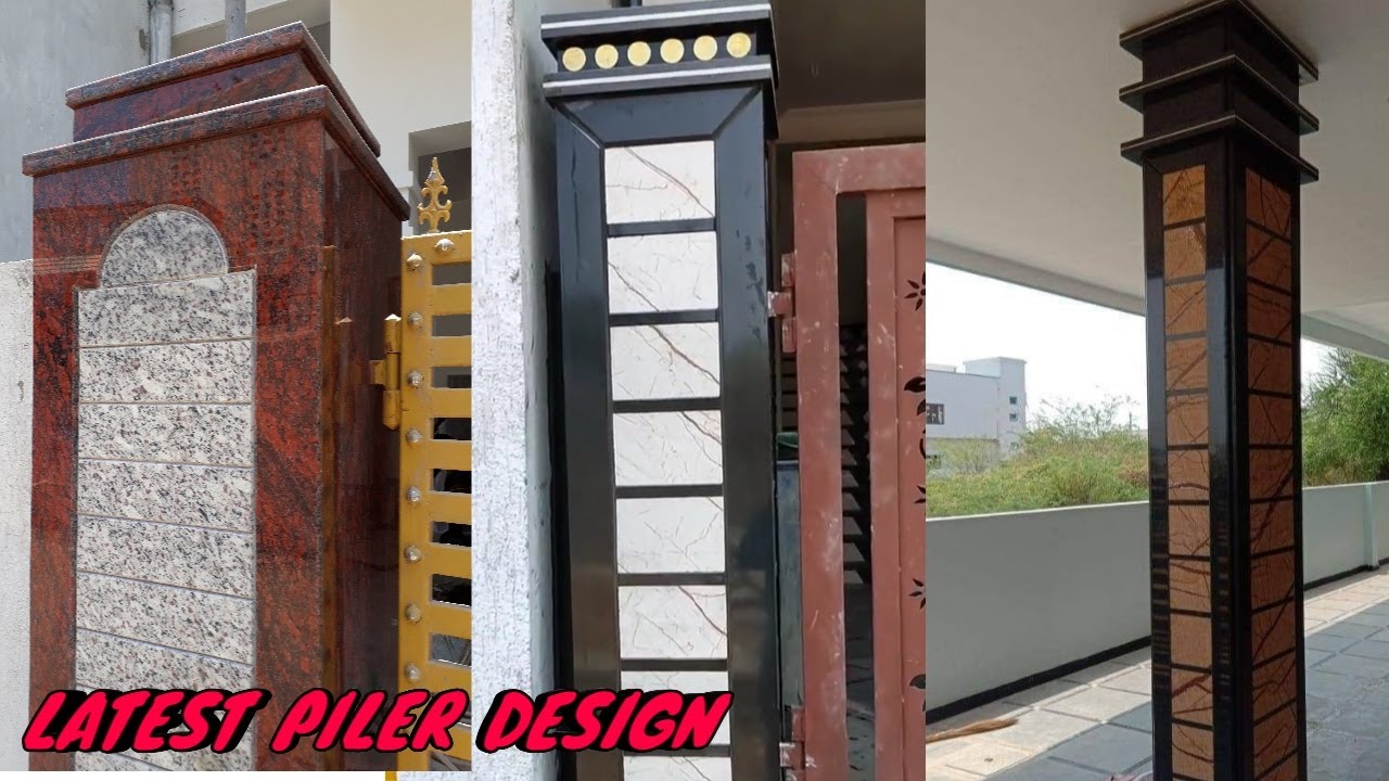 Granite Piler Design House Mein Get Design Indian Beautiful Design ...