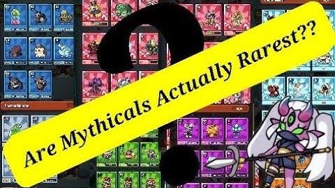 Are Mythicals Monsters Rarest in Summoner